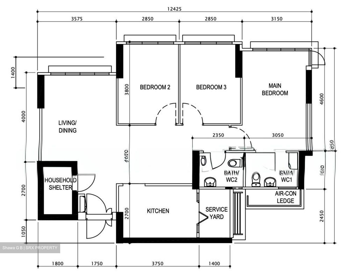 Blk 116A Tenteram Peak (Toa Payoh), HDB 4 Rooms #540105291